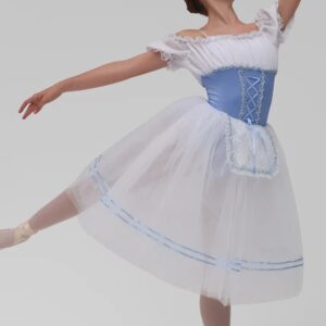 Margot White Vista Blue Romantic Tutu Front