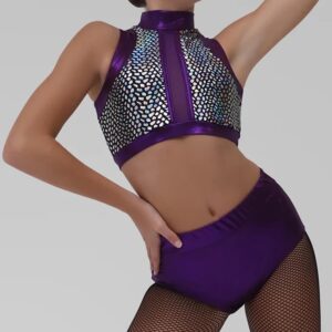 Focus Purple Silver Costume Front