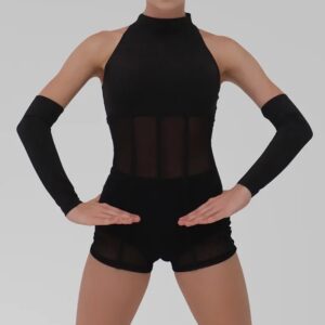 Rogue Black Dance Costume Front